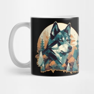 Abstract wolf Mug